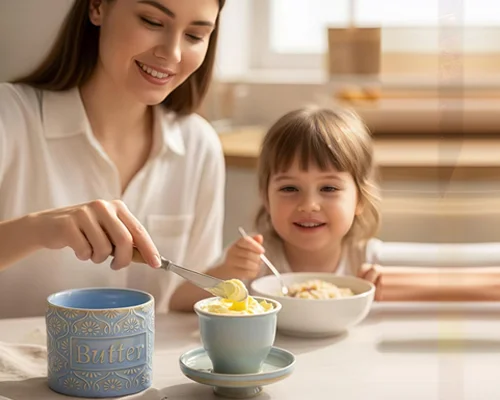 TEATALK-Ceramic-French-Butter-Crock